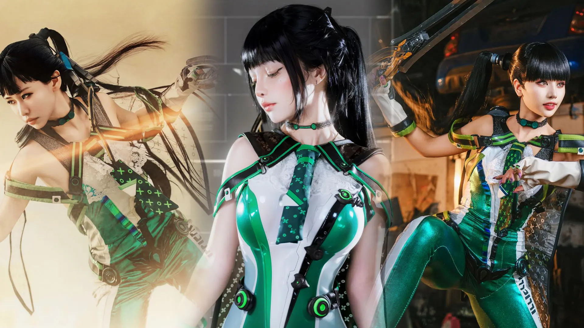 Косплеи Евы из Stellar Blade с участием Rurusama, Charess, Josette и других