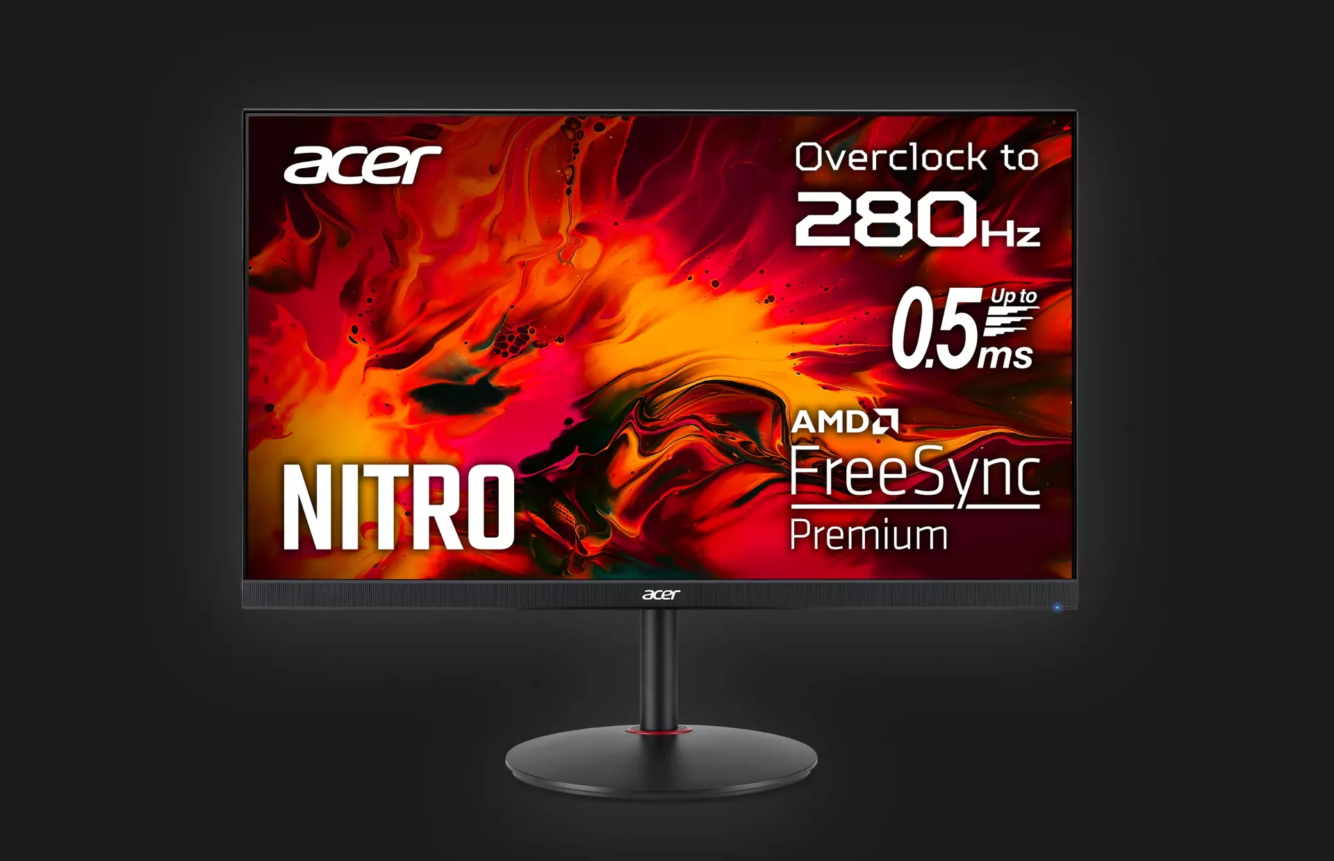 Игровой монитор Acer Nitro XV272UV3 с поддержкой HDR 400 и частотой обновления до 180 Гц
