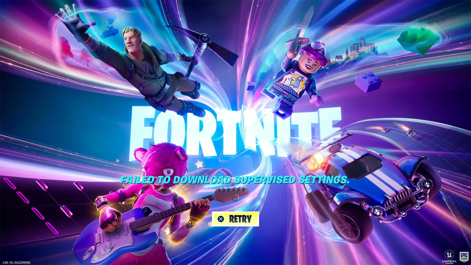 Не удалось загрузить контролируемые параметры в Fortnite: как исправить