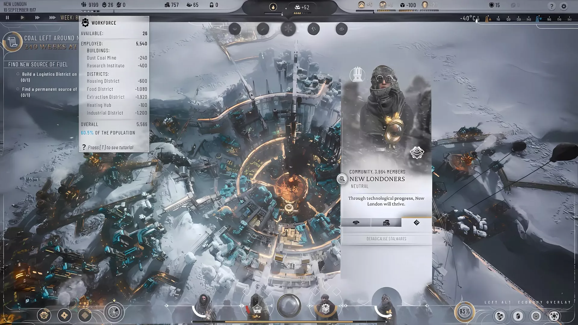 Рабочая сила в Frostpunk 2: как увеличить, контролировать работников и многое другое Рабочая сила в Frostpunk 2: как увеличить, контролировать работников и многое другое