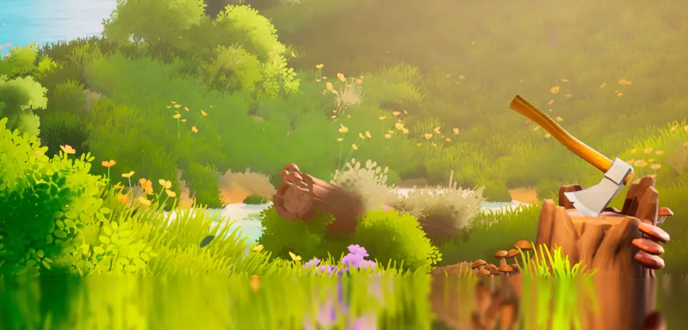 В Steam состоялся релиз медитативного симулятора A Game About Chopping Trees